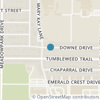 Map location of 8037 Downe Drive, White Settlement, TX 76108