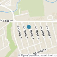 Map location of 323 Avenue G, Dallas TX 75203