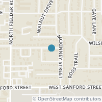 Map location of 1506 Terrace Street, Arlington, TX 76012