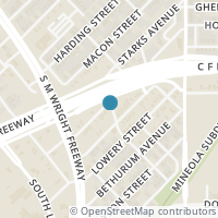 Map location of 2246 Hooper Street, Dallas, TX 75215