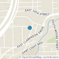Map location of 223 S Cliff Street, Dallas, TX 75203