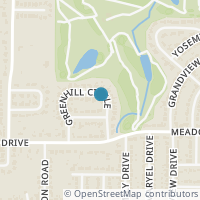 Map location of 2192 Green Hill Cir, Fort Worth TX 76112