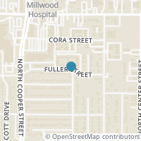 Map location of 406 N Pecan Street, Arlington, TX 76011