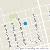 Map location of 305 W North 3Rd St, Roby TX 79543