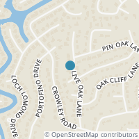 Map location of 1002 Live Oak Lane, Arlington, TX 76012
