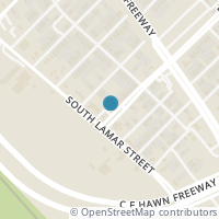 Map location of 1615 Elsie Faye Heggins Street, Dallas, TX 75215