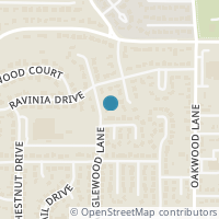Map location of 1000 Tanglewood Lane, Arlington, TX 76012