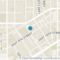 Map location of 206 N Patton Avenue, Dallas, TX 75203