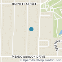 Map location of 2105 Tierney Road, Fort Worth, TX 76112