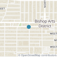 Map location of 500 W 7th Street, Dallas, TX 75208