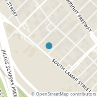 Map location of 1607 Marburg Street, Dallas, TX 75215