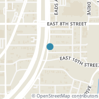 Map location of 1020 E 9th Street, Dallas, TX 75203