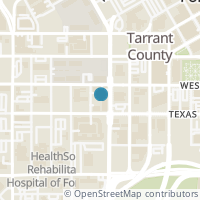 Map location of 1020 Texas Street #3204, Fort Worth, TX 76102