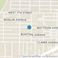 Map location of 3905 Mattison Avenue, Fort Worth, TX 76107