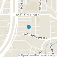 Map location of 1124 E 9th Street, Dallas, TX 75203