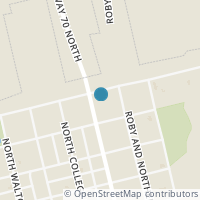 Map location of 512 N Concho St, Roby TX 79543