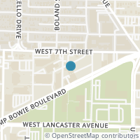 Map location of 3320 Camp Bowie Boulevard #1204, Fort Worth, TX 76107