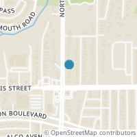 Map location of 626 N Hampton Road, Dallas, TX 75208