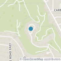 Map location of 1133 Shady Oaks Lane, Westover Hills, TX 76107