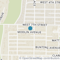Map location of 4010 Modlin Ave, Fort Worth TX 76107