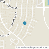 Map location of 1901 Bay Oaks Ct, Fort Worth TX 76112