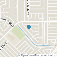 Map location of 1224 Woodthorpe Drive, Mesquite, TX 75181