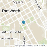 Map location of 910 Houston Street #403, Fort Worth, TX 76102