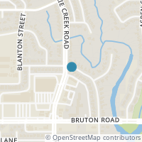 Map location of 2237 Riverway Drive, Dallas, TX 75227