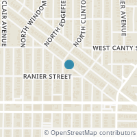 Map location of 708 N Clinton Avenue, Dallas, TX 75208