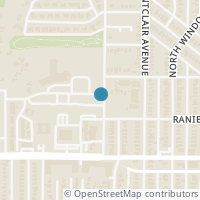 Map location of 750 High Garden Place, Dallas, TX 75208