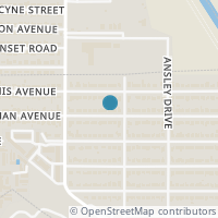 Map location of 5608 Fursman Avenue, Fort Worth, TX 76114