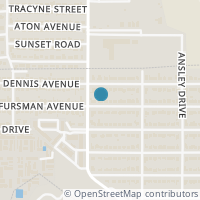 Map location of 5632 Fursman Ave, Fort Worth TX 76114