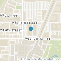 Map location of 2600 W 7th Street #2654, Fort Worth, TX 76107