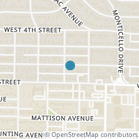 Map location of 3725 W 6th Street, Fort Worth, TX 76107