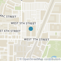 Map location of 2600 W 7th Street #1525, Fort Worth, TX 76107