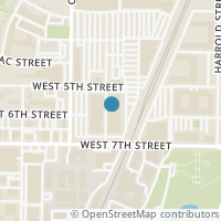 Map location of 2600 W 7th Street #1317, Fort Worth, TX 76107