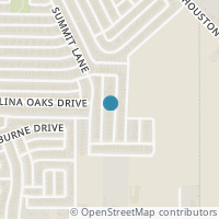 Map location of 10543 Blackjack Oaks Drive, Dallas, TX 75227