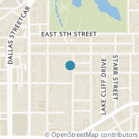 Map location of 503 N Patton Ave Fl 1, Dallas TX 75203