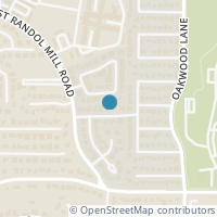 Map location of 2105 Inverness Drive, Arlington, TX 76012