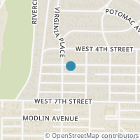 Map location of 3921 W 5Th St, Fort Worth TX 76107