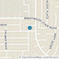 Map location of 7557 E Vanessa Drive, Fort Worth, TX 76112