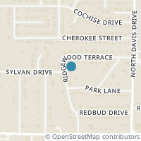 Map location of 1211 Ridgewood Ter, Arlington TX 76012