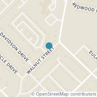 Map location of 321 Walnut Street, Terrell, TX 75160