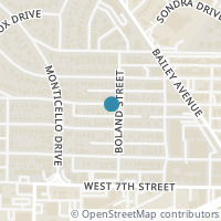 Map location of 3405 W 4th Street, Fort Worth, TX 76107