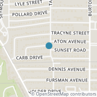 Map location of 5801 Aton Ave, Westworth Village TX 76114