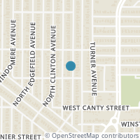 Map location of 911 N Winnetka Avenue, Dallas, TX 75208