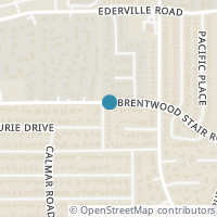 Map location of 1701 Enoch Drive, Fort Worth, TX 76112