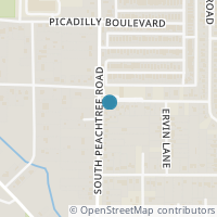 Map location of 1014 S Peachtree Road, Mesquite, TX 75149