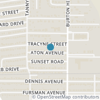 Map location of 5728 Aton Ave, Westworth Village TX 76114