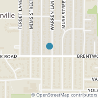Map location of 1612 Warren Lane, Fort Worth, TX 76112